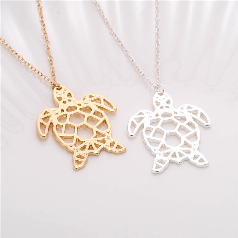 Hollow Turtle Necklace