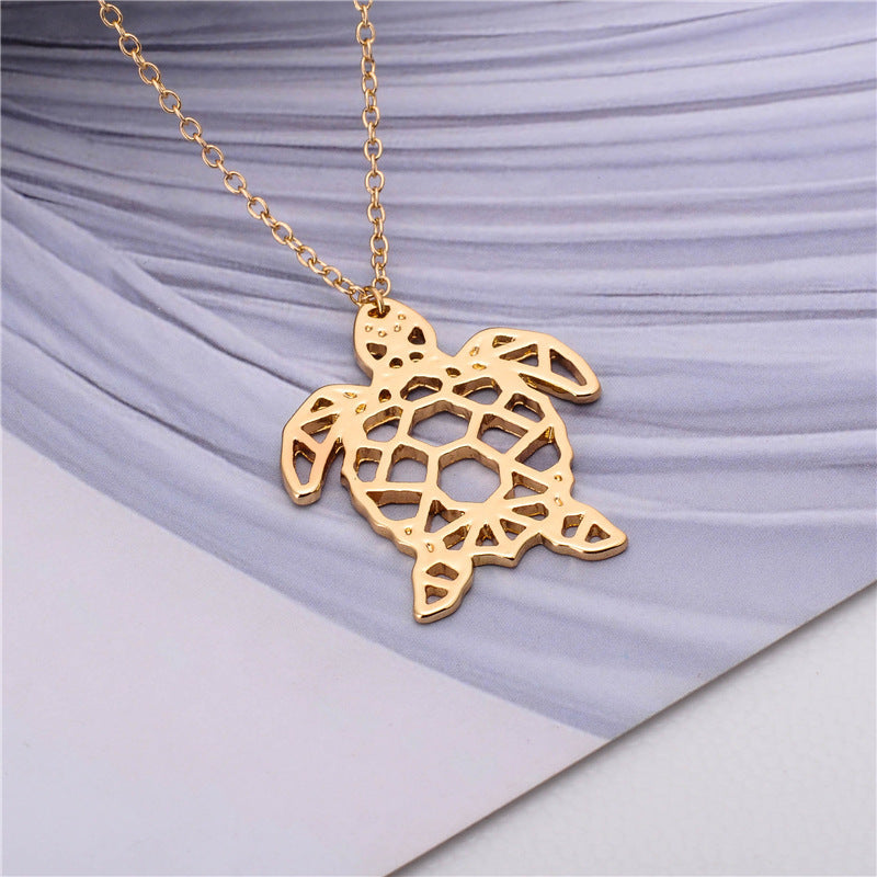 Hollow Turtle Necklace