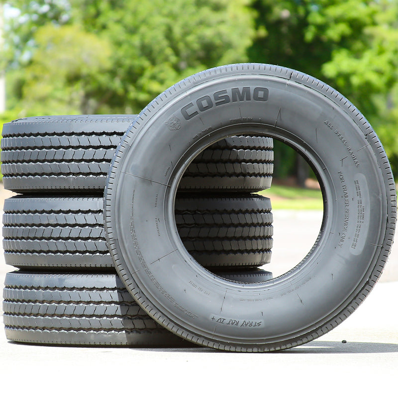 Tire Cosmo Stray Kat IV+ All Steel ST 235/85R16 Load G 14 Ply Trailer