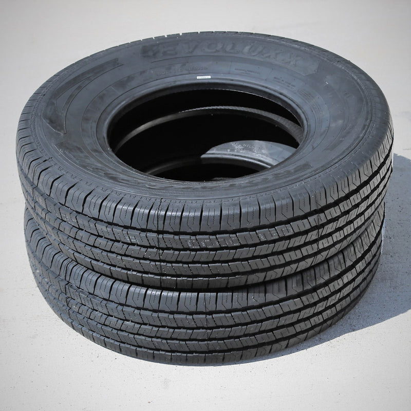 2 Tires Evoluxx Rotator H/T 195/75R16 Load D 8 Ply Van Commercial
