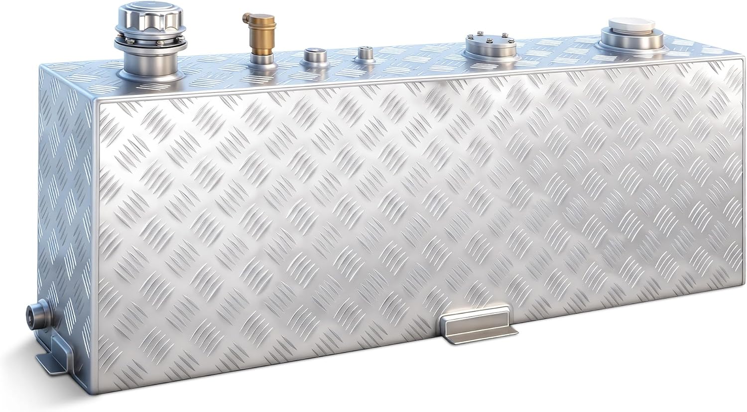 45 Gallon Rectangular Auxiliary Fuel Tank, Upright Hydraulic Reservoir Tank