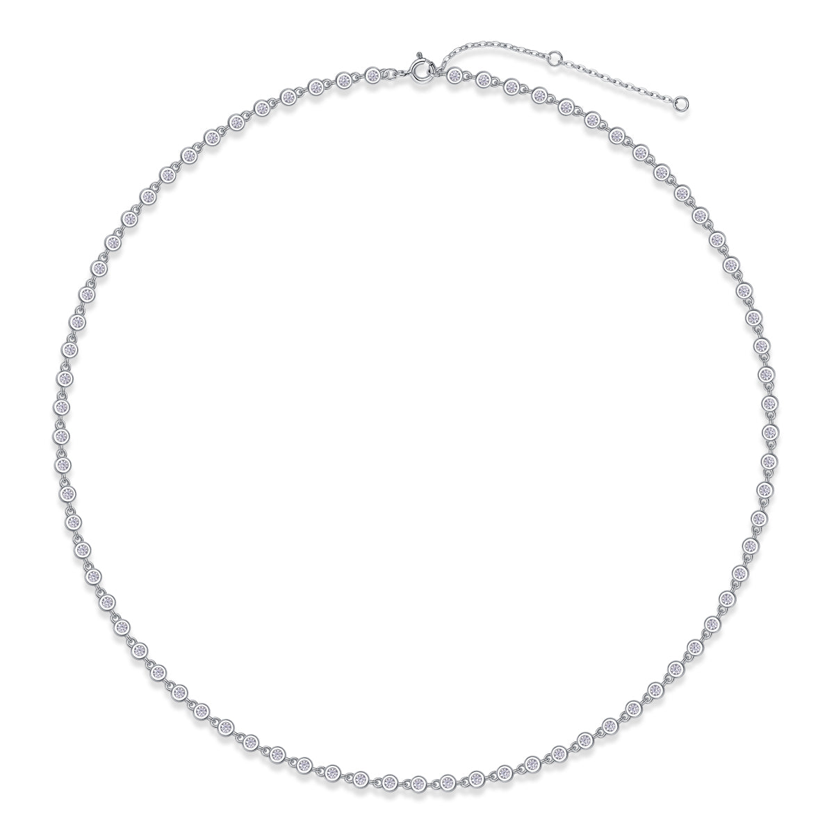 Heart-to-Heart Moissanite Pendant Set