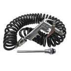 Jungong DG-10 Air Blow Gun Kit with 5M PU Coiled Air Hose, 1/4" NPT Quick Connect Air Duster Gun with Extended Nozzle, Heavy-Duty Pneumatic Blow Gun Set for Car Cleaning, Workshop Dust Removal And Industrial Usage