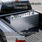 45 Gallon Rectangular Auxiliary Fuel Tank, Upright Hydraulic Reservoir Tank