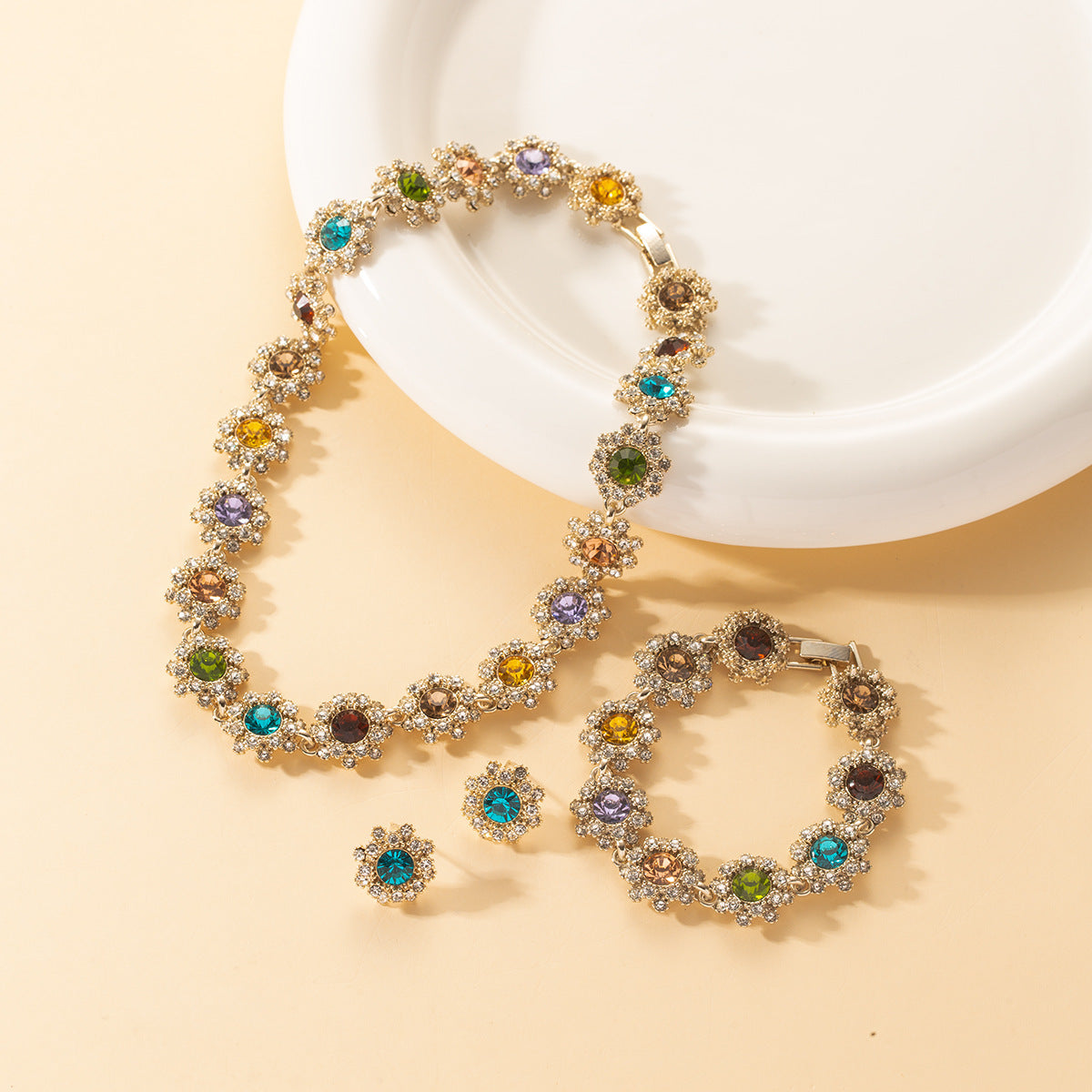 Earrings Bracelet Set
