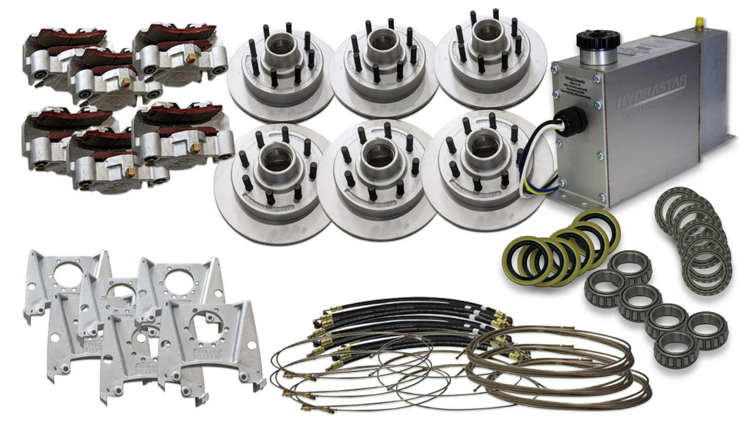 TitanBrake™ Elite Triple Axle Disc Brake Conversion Kit