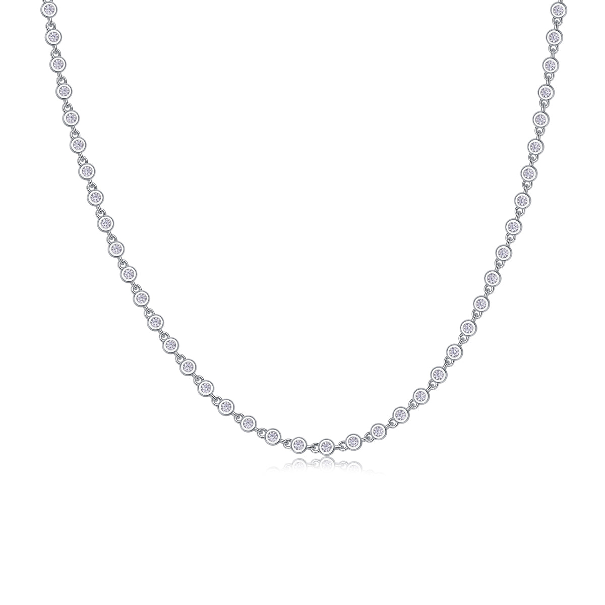 Heart-to-Heart Moissanite Pendant Set