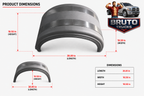 RoadShield™ Premium Heavy-Duty Quarter Fender Kit - Set of 2