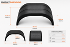 RoadShield™ Premium Heavy-Duty Quarter Fender Kit - Set of 2
