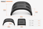 RoadShield™ Premium Heavy-Duty Quarter Fender Kit - Set of 2