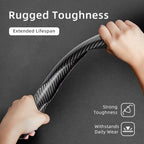Suitable for Ram Carbon Fiber Texture Steering Wheel Cover with Segmented Quick-Release Design, Durable, for Pickup Promaster Rampage 1500 2500 3500 4000 4500 5500 700 1000, Available in Black, Blue, Red, White, Silver