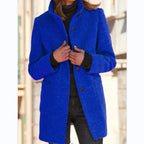 Fashion Stand Collar Woolen