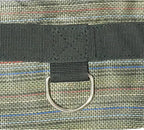 Heavy Duty Breathable Bee Net w/ D-Rings & Brass Grommets - PVC Coated Black Mesh
