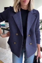 Double Breasted Lapel Jacket