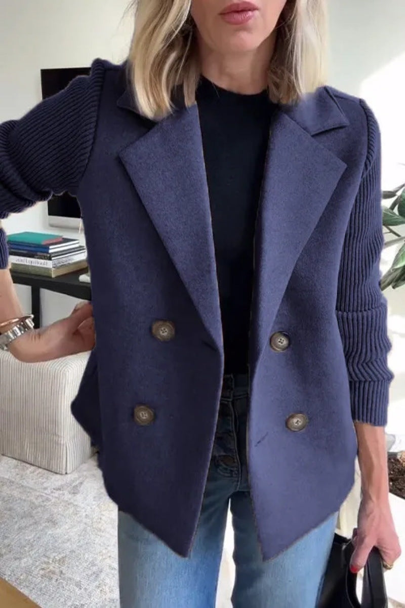 Double Breasted Lapel Jacket
