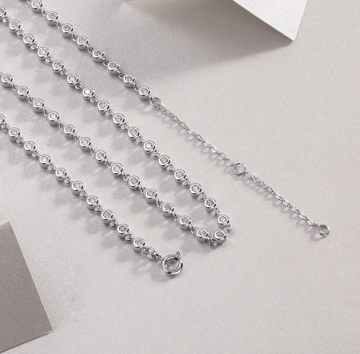 Heart-to-Heart Moissanite Pendant Set