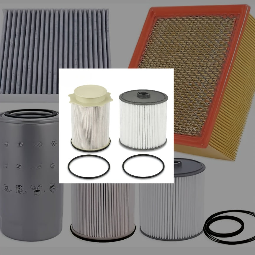 Half Trailer Truck Fuel Filter Kit, Suitable for Dodge for RAM 2500, 3500, 4500, 5500 And 6.7L Turbocharged Diesel Engines with 6.7L Cummins Fuel Filter Water Separator Kit. It Can Replace Products with Part Numbers 68157291AA And 68436631AA