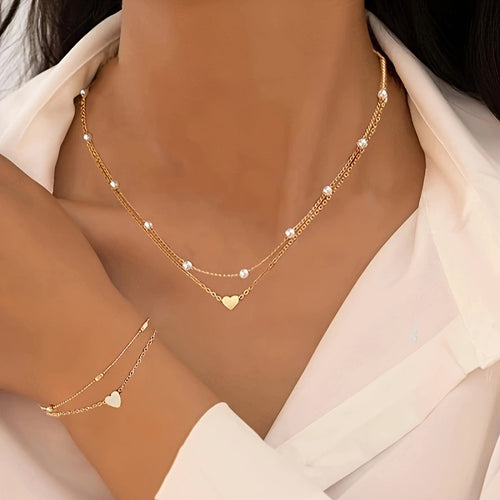 Bracelet Necklace Jewelry Set