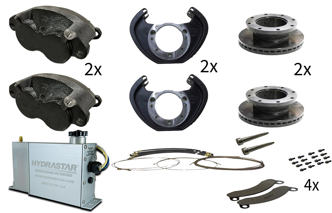 TitanBrake™ HD Tandem Disc Brake System
