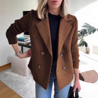Double Breasted Lapel Jacket