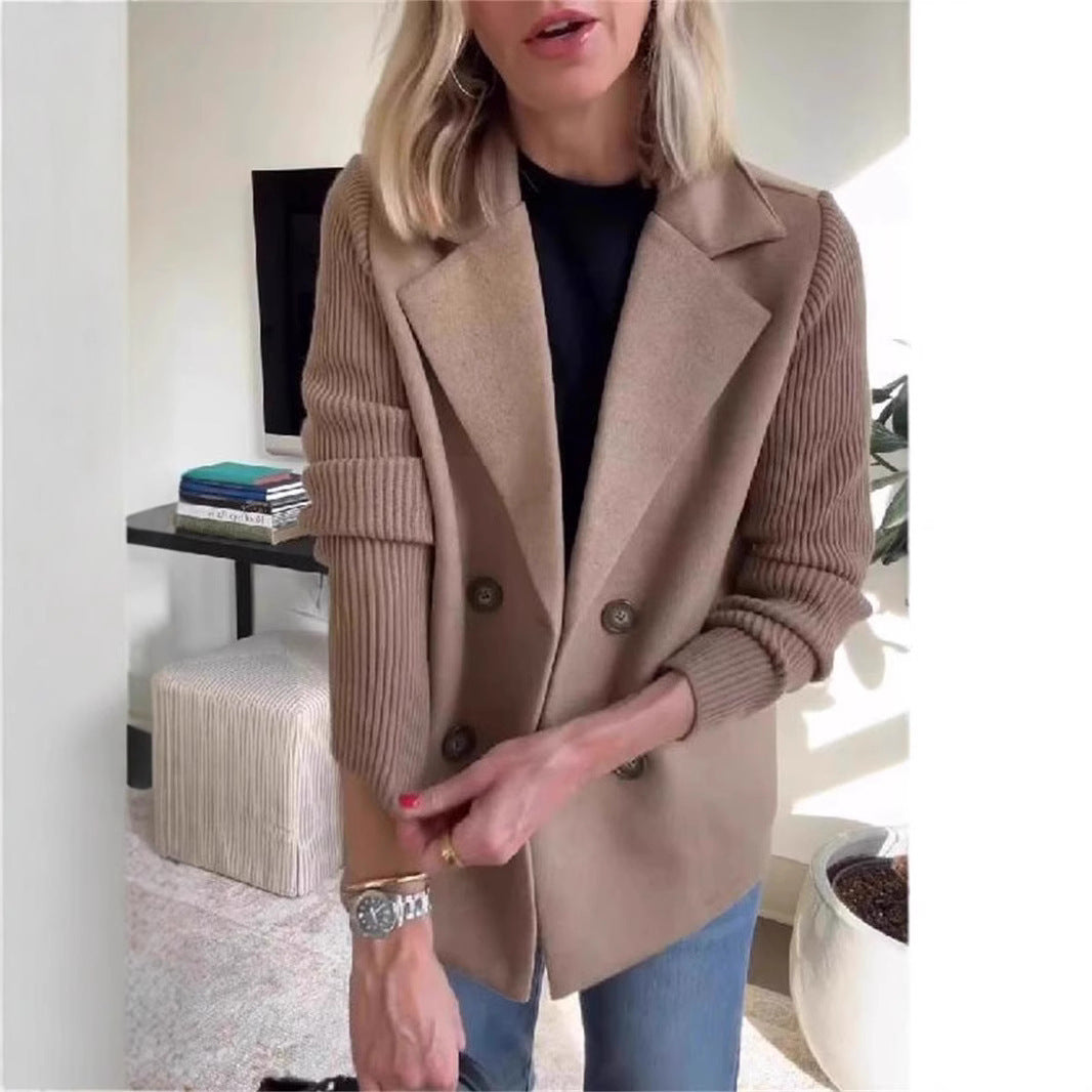 Double Breasted Lapel Jacket