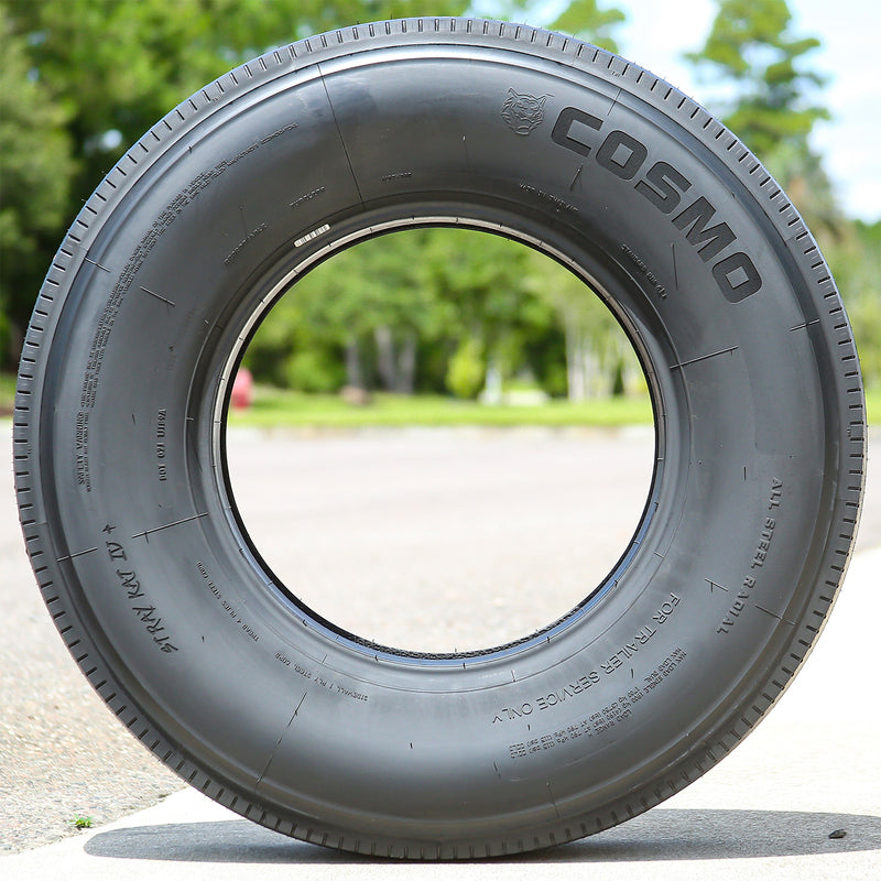 Tire Cosmo Stray Kat IV+ All Steel ST 235/85R16 Load G 14 Ply Trailer