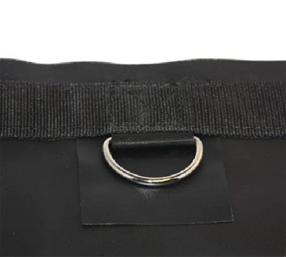18 oz Heavy Duty Lumber Tarp - 3 Pc Set - 6' Drop - Black