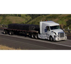18 oz Heavy Duty Lumber Tarp - 3 Pc Set - 6' Drop - Black