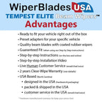 Tempest EliteBeam™ Wiper Blades for Ram 3500 (2016)