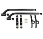 Semi Truck Poly Fender Brackets Kit - Black Powder Coated