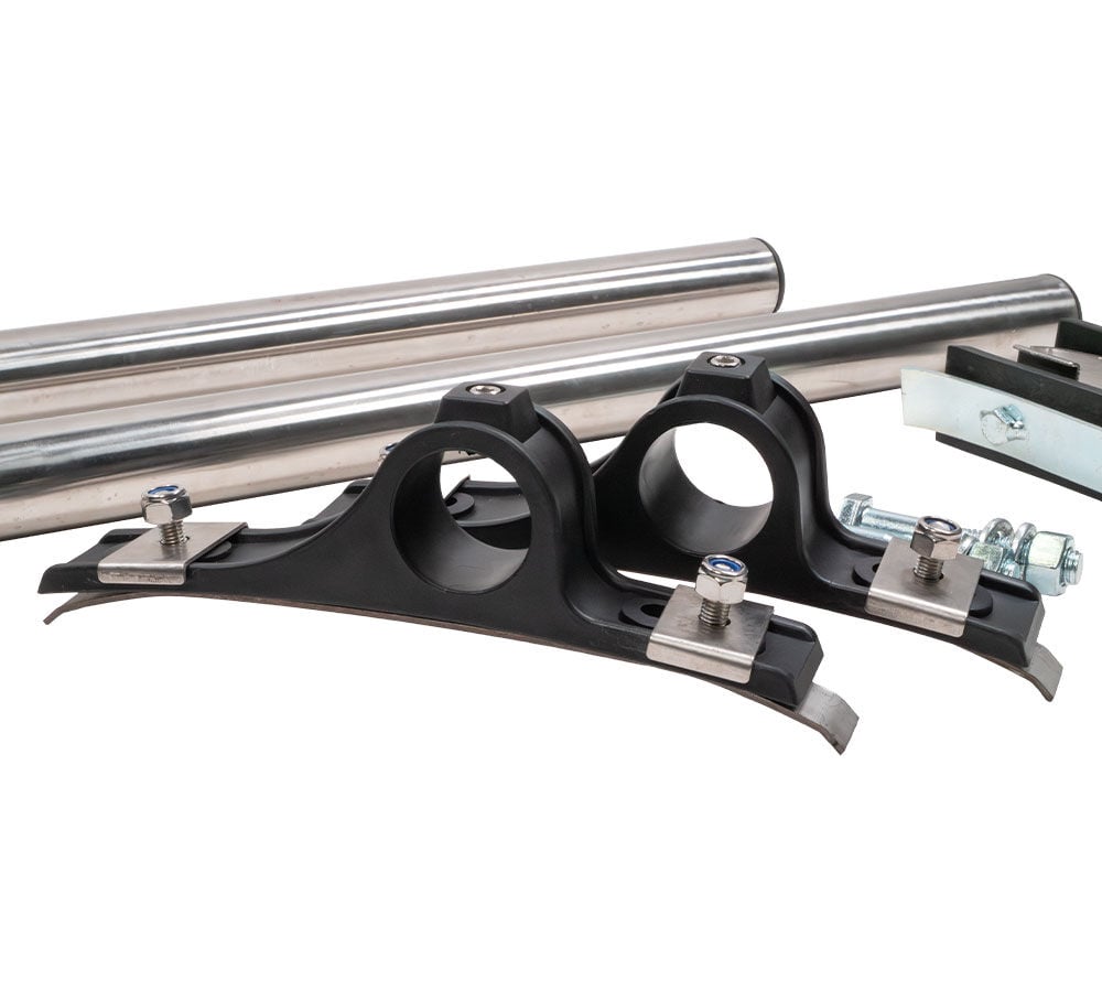 Stainless Steel Poly Fender Mounting Kit for Dual Rear Wheel Vehicles