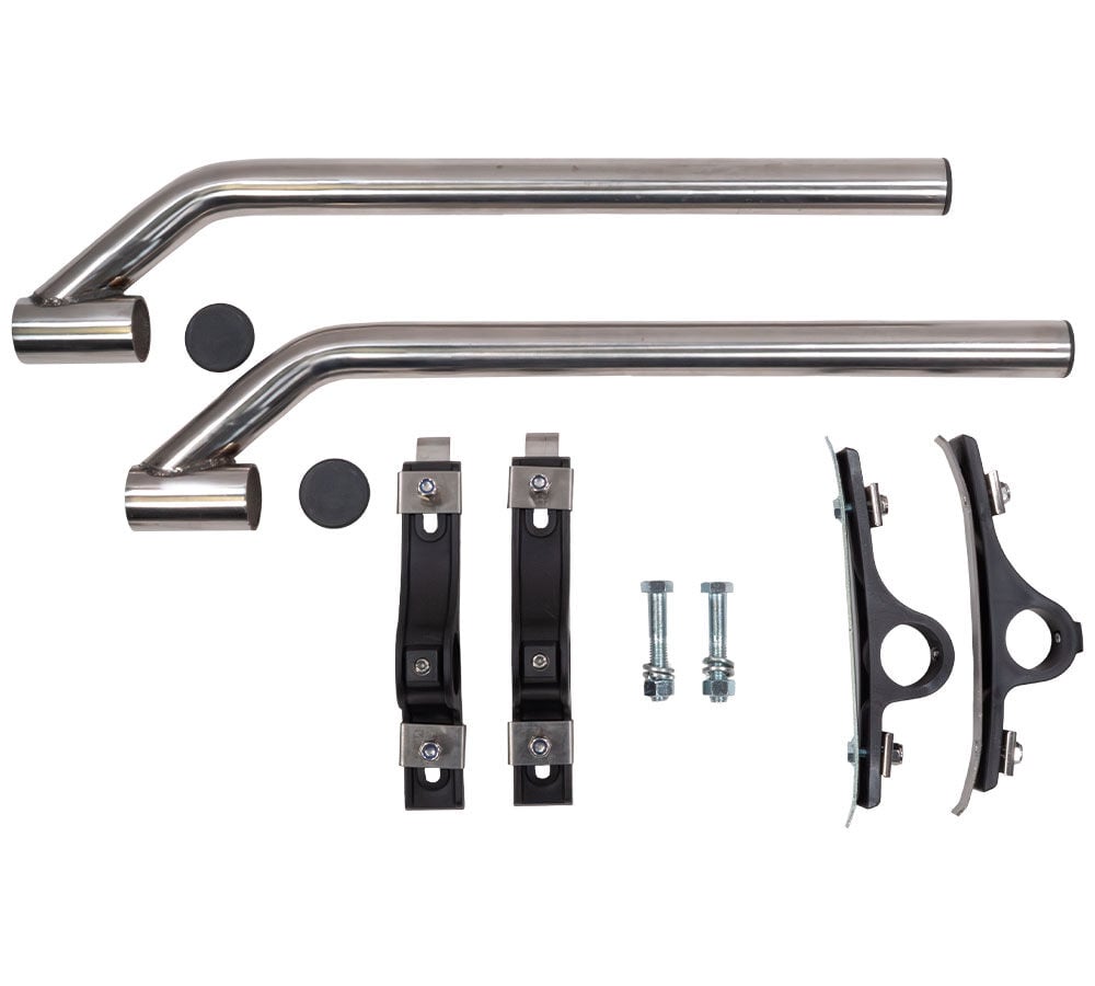 Stainless Steel Poly Fender Mounting Kit for Dual Rear Wheel Vehicles